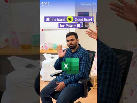 Offline Excel Vs Cloud Excel for Power BI #shorts #codebasics #powerbi #dataanalysis #data