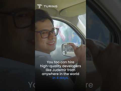 Hire High-Quality Developers Like Judemir with Turing #shorts