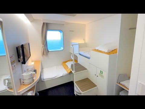 15 Hours on Overnight Ferry in Japan | Sendai β Hokkaido π’ ππ