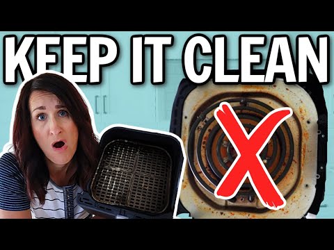 How to CLEAN Air Fryer & KEEP IT CLEAN! Stinky? New? Watch THIS!