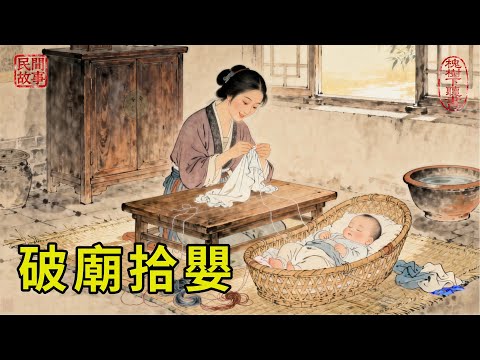 寡婦夜宿破廟避雨，地底傳來嬰兒哭聲，掀開石板看到供桌上嬰兒，帶回家3天後竟突有貴人上門！#民間故事 #傳統文化 #原創虛構 #華語有聲書 #槐樹下聽書