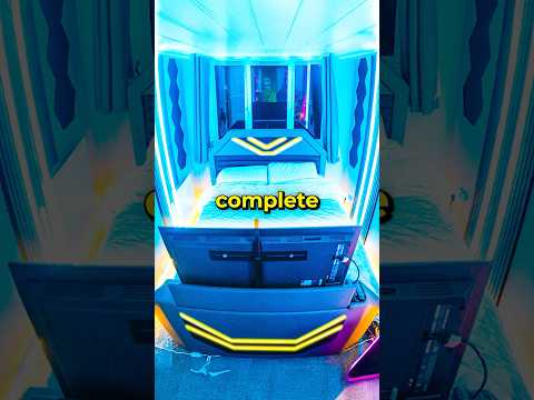 Building My Dream $20,000 Bedroom #gamingroom #bedroom #shorts