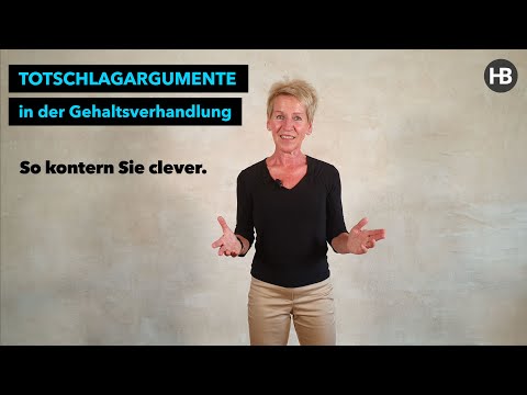 Totschlagargumente in der Gehaltsverhandlung – So kontern Sie clever