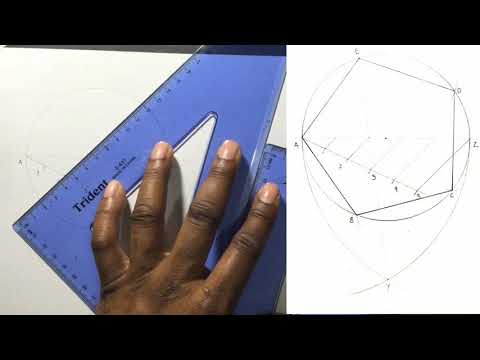 How to construct a regular PENTAGON given the DIAMETER of CIRCUMSCRIBING CIRCLE