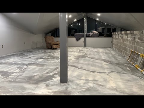 Epoxy flooring and metal finish work