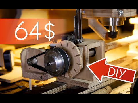 Diy plywood rotary axis for CNC 4th Axis Build