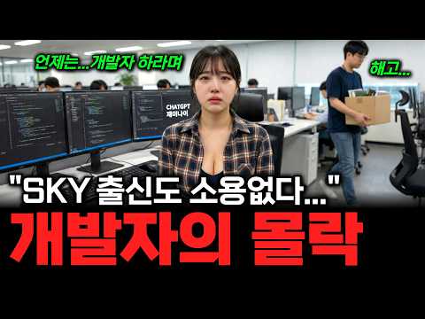 "코딩만 배우면 인생 역전?"... SKY 출신도 전부 해고 AI 시대, 개발자의 몰락