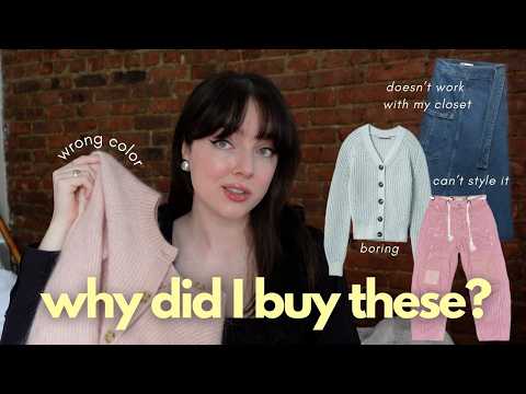 I regret buying these!! mini-declutter & help me style clothes I never wear