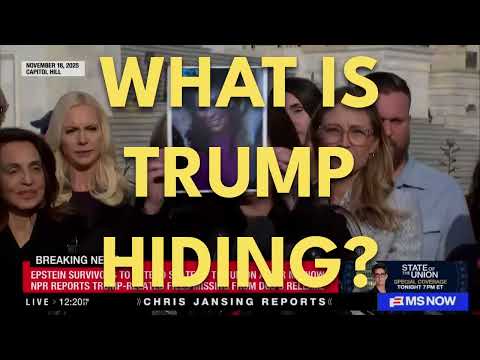 MS NOW: Slotkin asks what is Trump hiding?