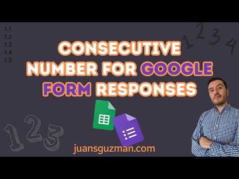 Create a SEQUENTIAL Number in Google Sheets with Forms! 🚀