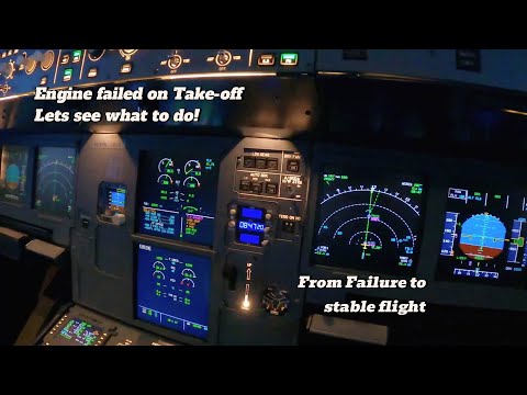 Airbus A320 Tutorial: EFATO (Engine Failure After Take-off) to stable flight