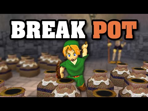 How fast can you break a pot in every Zelda game?
