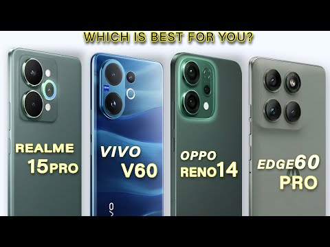 vivo V60 Vs Realme 15 Pro Vs Oppo Reno 14 Vs Moto Edge 60 Pro - Which is Better?