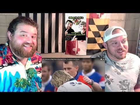 BOSS OF RUGBY!!! NFL Fans React "10 Minutes Of Nigel Owens being Nigel Owens | Referee Grand Master"