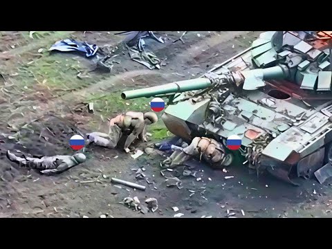 FPV Drone Blows Up Russian Armored Troops