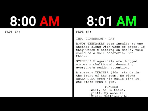The screenwriting procrastination cure you don't want to hear