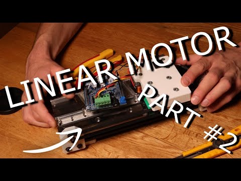 Making a LINEAR MOTOR for a DIY CNC mini MILL - Part #2 (Step-by-Step)