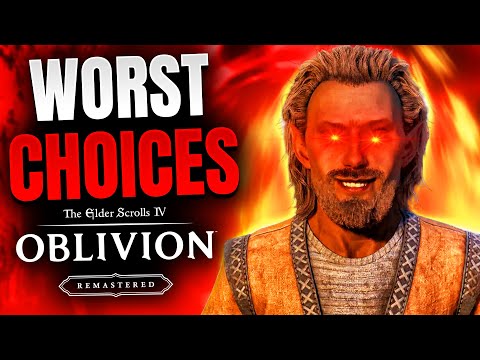 10 Most CURSED DECISIONS in Oblivion Remastered