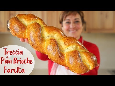 TRECCIA DI PAN BRIOCHE FARCITA Ricetta Facile - Fatto in casa da Benedetta