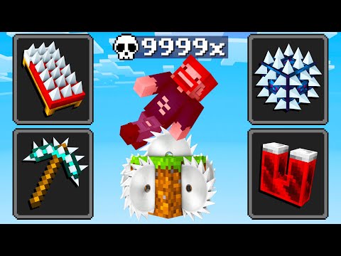 Minecraft auf 1 Fallen Block 😂