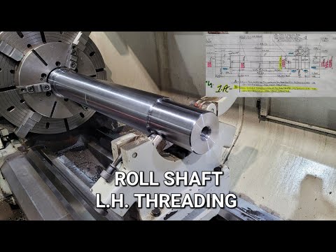 Roll Shaft | New Thread Gage 2"-4½ L.H. | CNC Machining