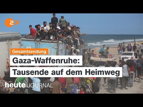 heute journal vom 10.10.2025 Friedensnobelpreis für María Machado, Gaza-Waffenruhe, Bedrohte Arten