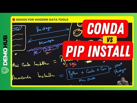 Demohub Tips // Python: Pip vs. Conda — Explained in Easy Language | www.demohub.dev