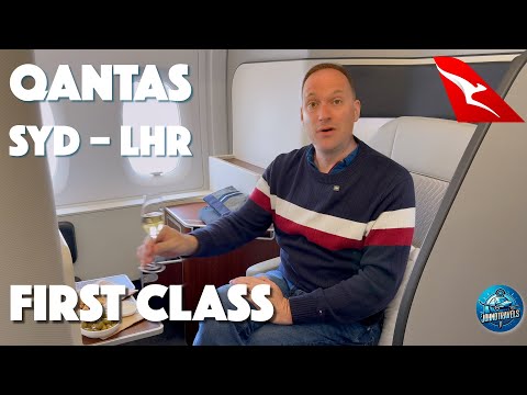 Qantas First Class - Sydney to London via Singapore - 24 Hours in First