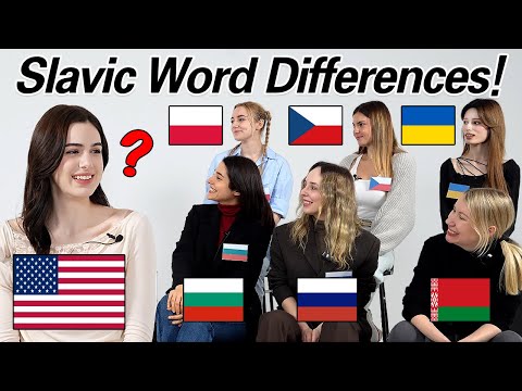 American Was Shocked by 6 Slavic Countries Word Differences!