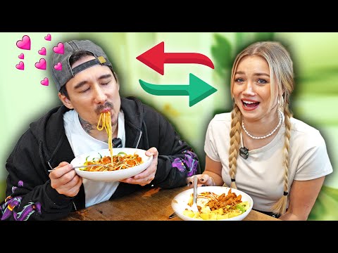 24-hour food swap with @julienbam (Please get this man out of my apartment, he's crazy)