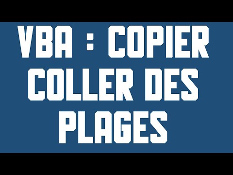 Copier coller des plages de données ou Range (fichier gratuit à télécharger)