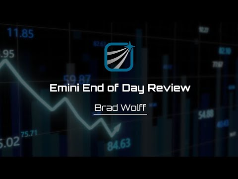 Emini End of Day Review - Thursday August 8, 2024 - Brad Wolff