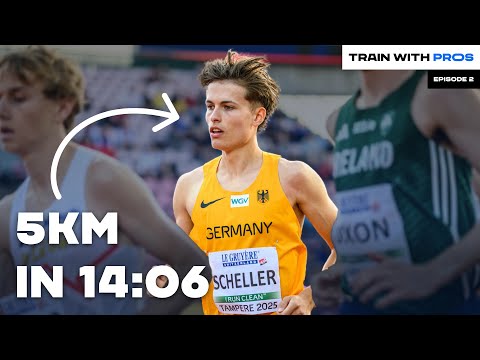 So trainiert Deutschlands schnellster Nachwuchsläufer! | Train with Pros mit David Scheller