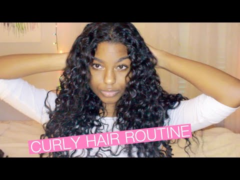 Curly hair routine for defined curls *wavy/curly hair*