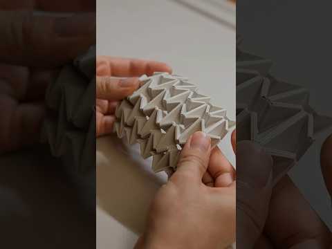 3D Printed Origami - Waterbomb Fold