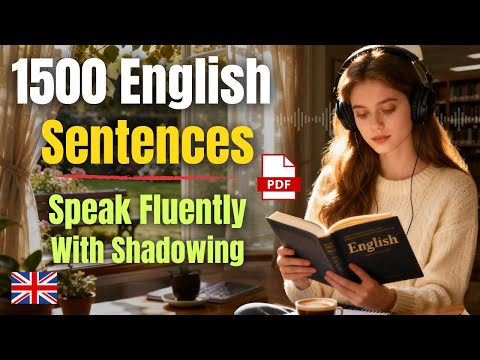 1500 English Sentences to Speak Fluently Instantly | Practice Speaking with Shadowing ✅