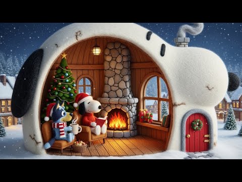 Reading by the fireplace on a winter night 🔥📖 Cozy Winter Jazz Lofi for Study & Relax