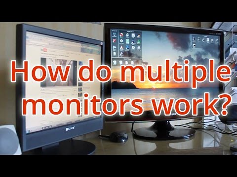 How do dual monitors work?