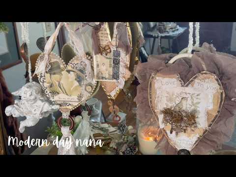 Neutral Boho Valentine DIY | Vintage & Thrifted Materials