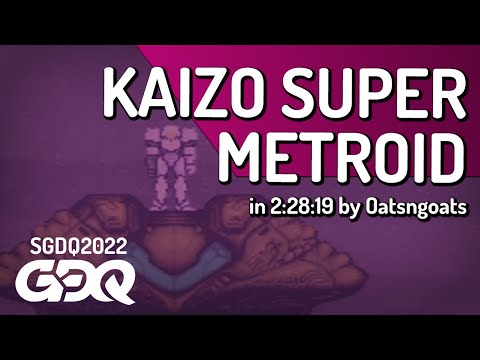 Kaizo Super Metroid by Oatsngoats in 2:28:19 - Summer Games Done Quick 2022