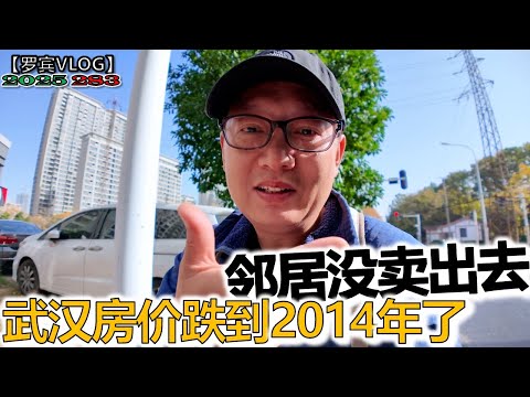 武汉会成为鹤岗吗？房价已跌到2014年均价，邻居180万做梦想卖高价【罗宾VLOG】