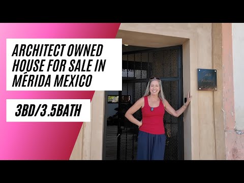 Mérida Mexico. Architect owned house for sale!
