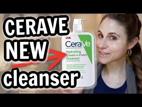 CeraVe NEW hydrating CREAM TO FOAM CLEANSER vs. CeraVe Foaming & CeraVe Hydrating Cleanser| Dr Dray