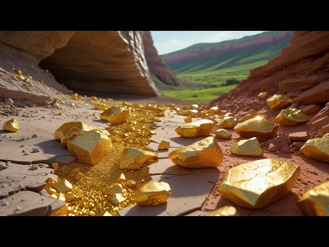 Digging for Gold Nuggets at Mountain