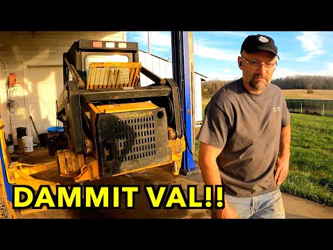 Skid Loader Repair: Tilt Cylinder, Fuel Tank, Controls, and Chain Case. LX565