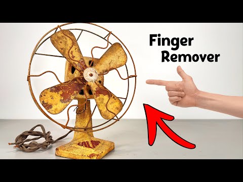 Found in Attic after 85 years - 1940's Calrus Fan Restoration