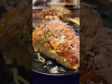 【超好美大阪燒】🍶日本大阪 心齋橋 道頓崛  #japanesefood #Osaka  #delicious #Okonomiyaki