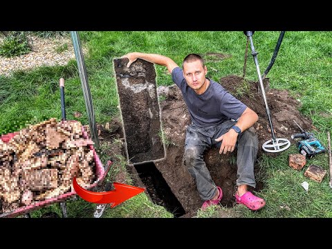 Schatzsuche im Garten des "SS-Reichsführers" (Mysteriösen Hohlraum mit Metalldetektor gefunden)