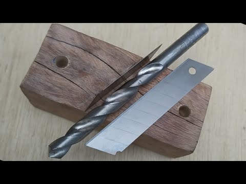Sharpen Any Drill Bit in 3 Seconds | Instant Primitive DIY Hack!