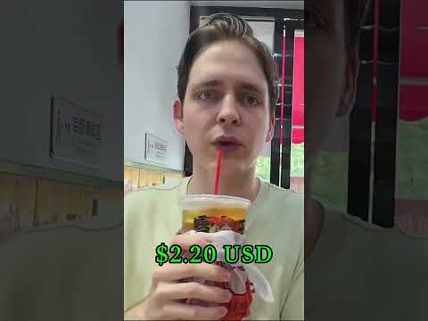 HOW is this TEA THAT CHEAP?!? (Trying China's Mixue) #china #tea